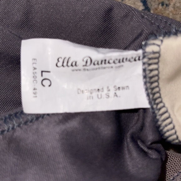 Gray and pink mesh leotard - Picture 3 of 3